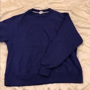 Champion purple crew neck sweatshirt